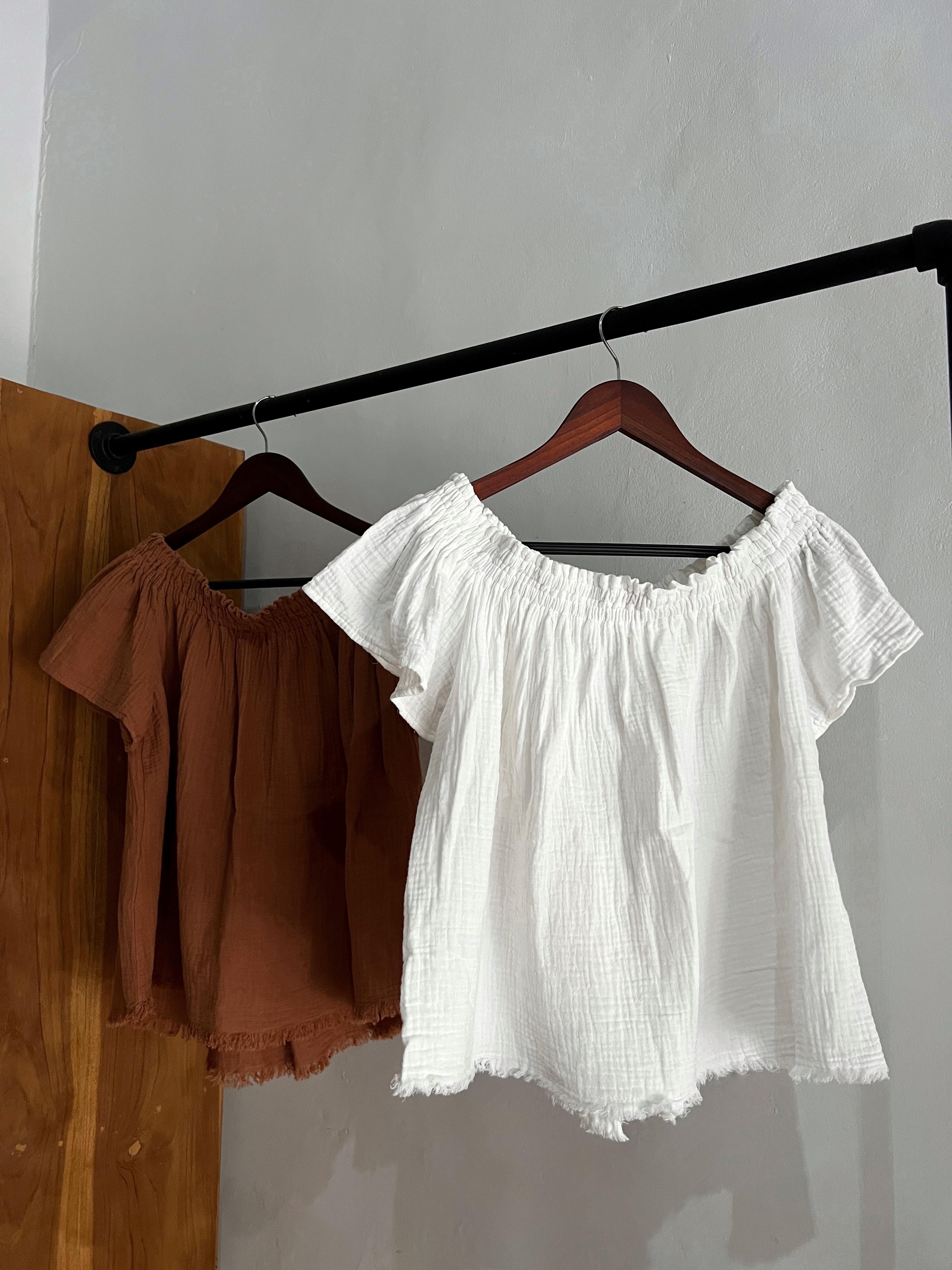 Ruffle Off-Shoulder Top