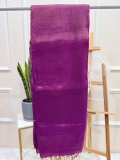 Midnight Purple Tissue Saree