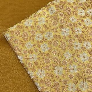 Mustard Yellow Tissue Saree