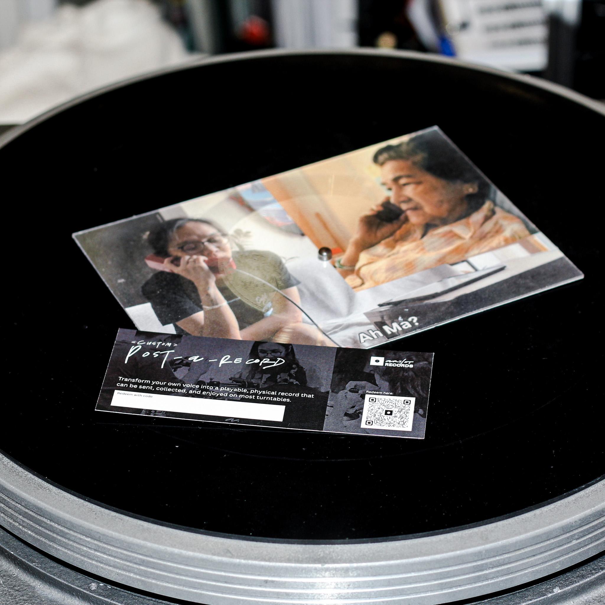 [GIFT VOUCHER] Custom Postcard Record