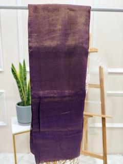 Midnight Purple Tissue Saree