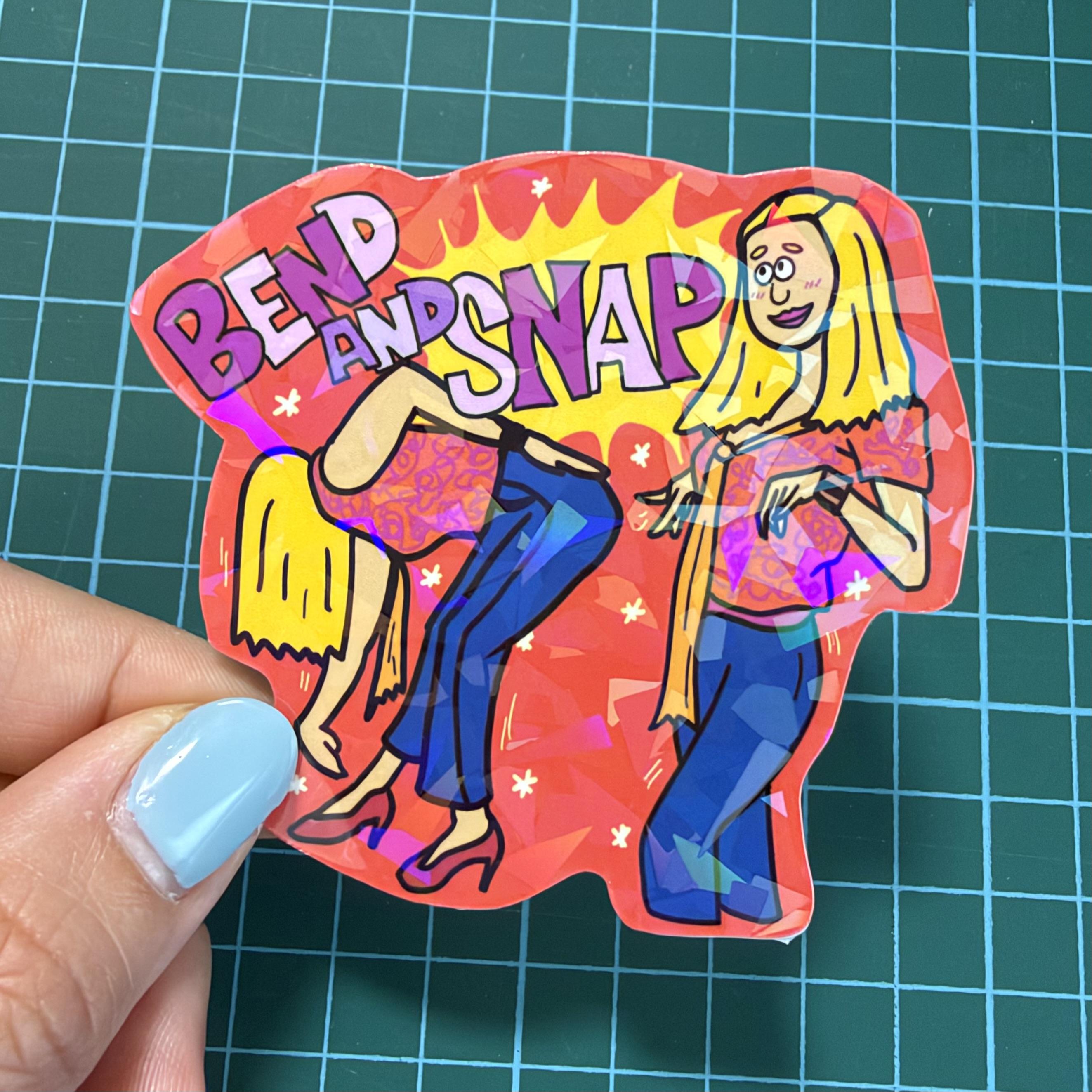 Bend N’ Snap 🫰🏻 Sticker