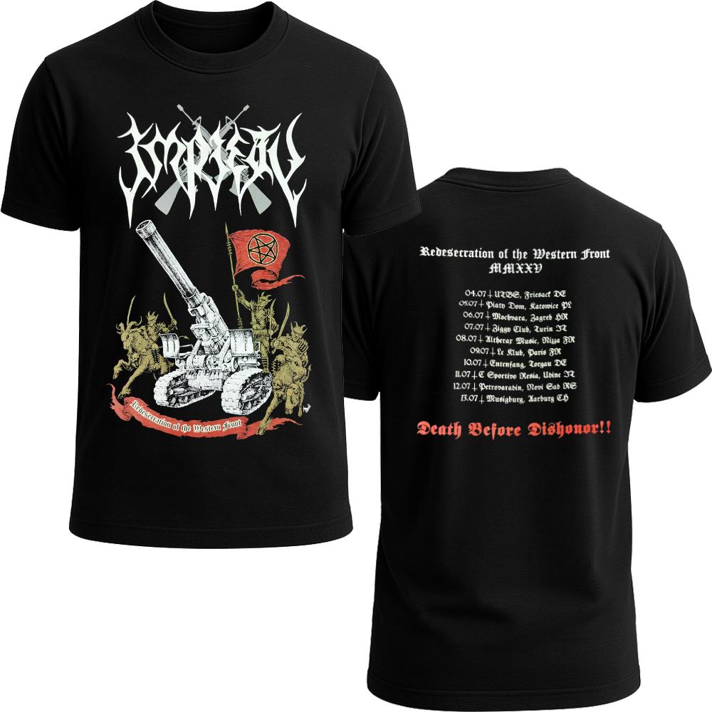 IMPIETY - Redesecrating the Western Front 2025 Tshirt (New)