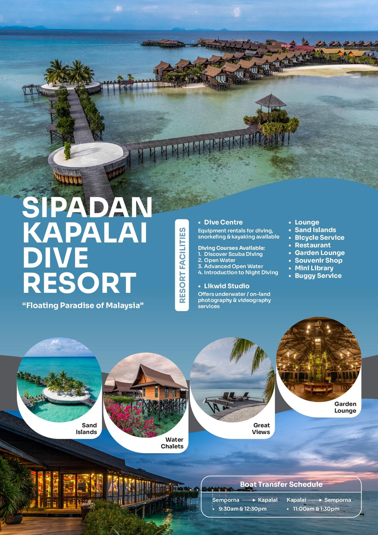 Sipadan Kapalai Dive Resort (11.11 Deposit)