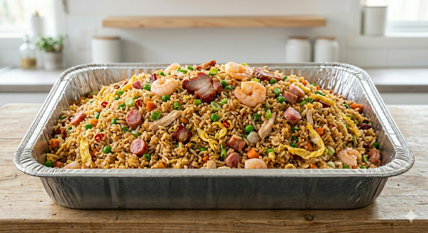 Combination Fried Rice Tray