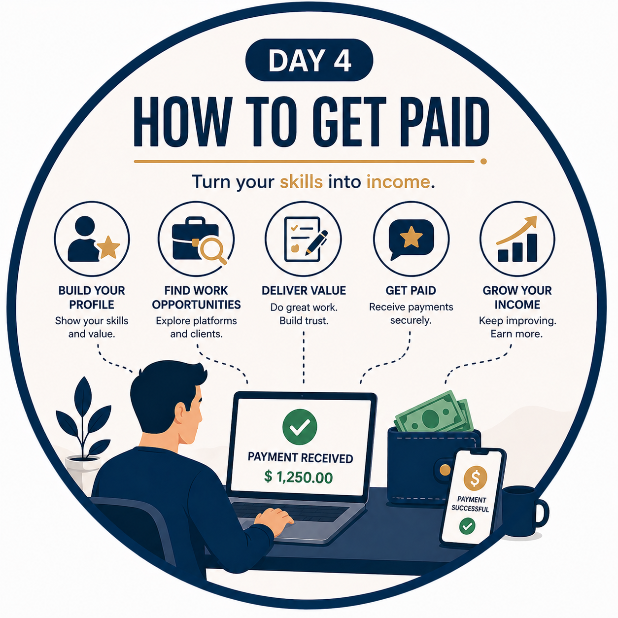Day 4 - How to get paid