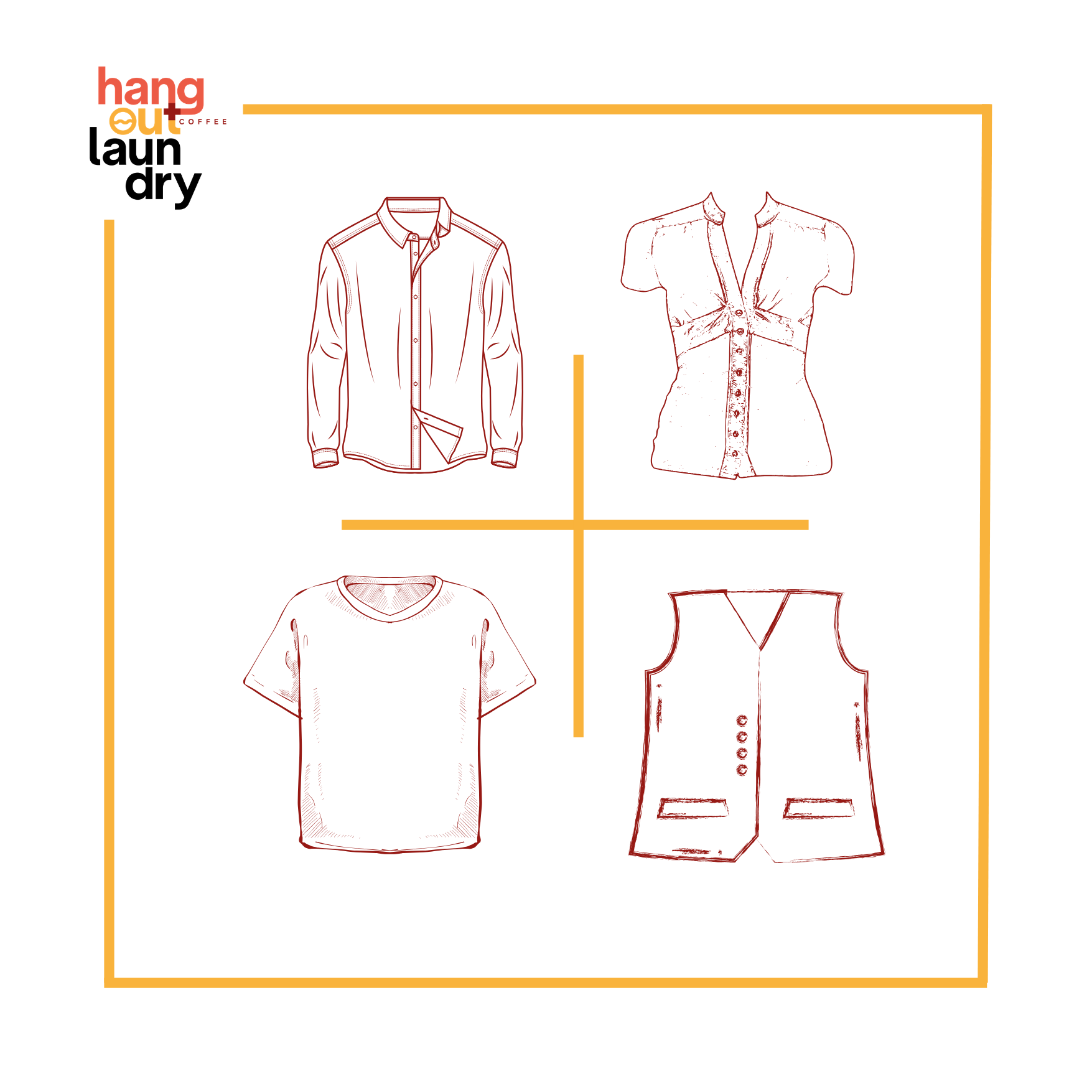 dry cleaning - 4 tops