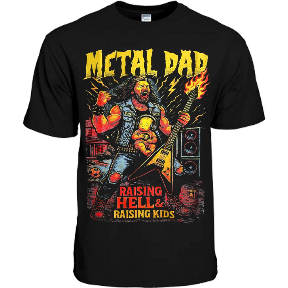 metal dad mockup