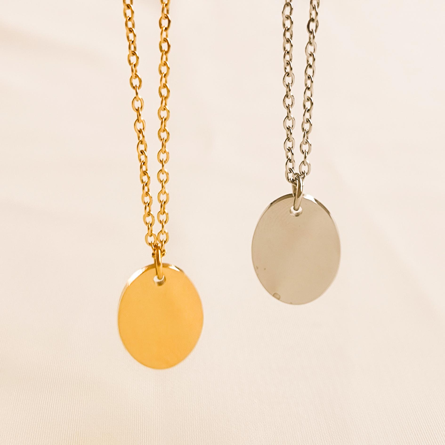 oval necklace
