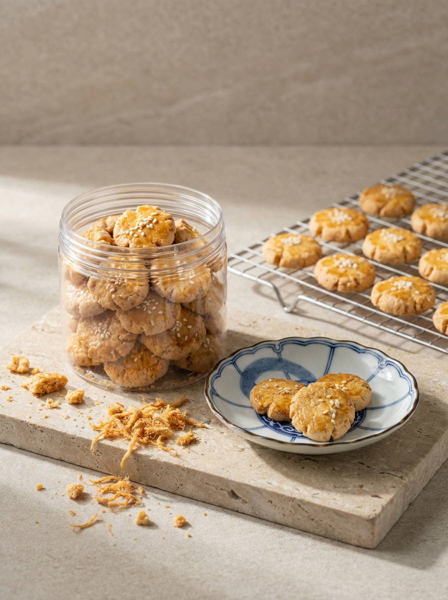 SLATED EGG CHICKEN FLOSS