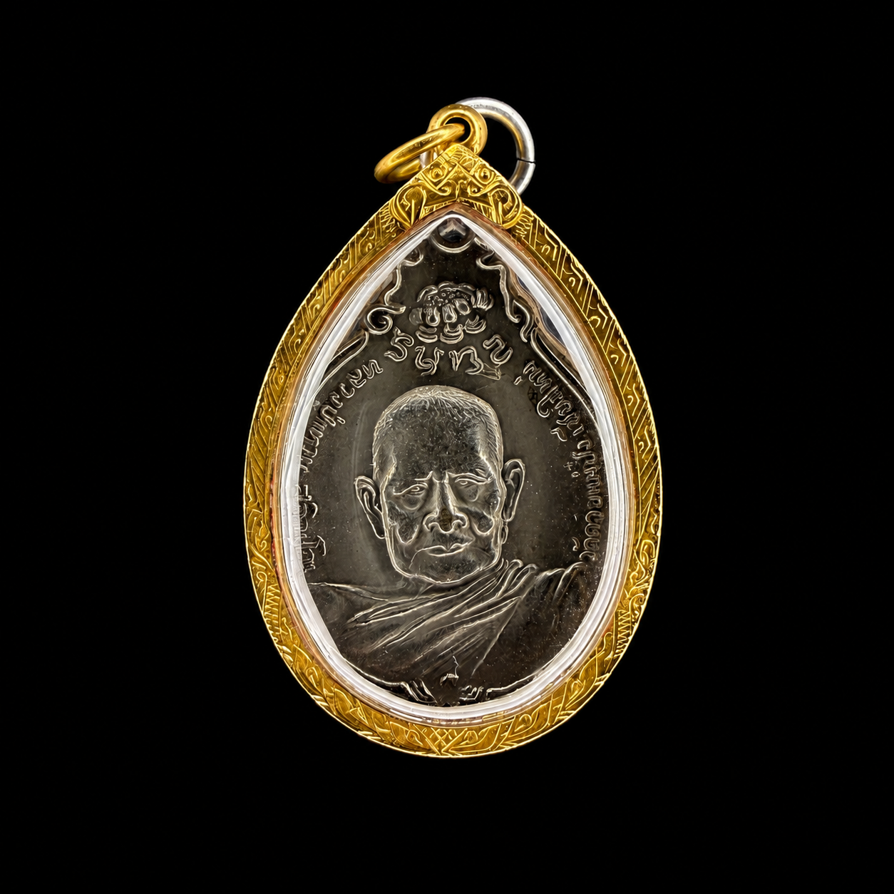 LP Waen Rian BE 2521 | Wat Doi Mae Pang (Thai Amulet, Thailand Amulet, Wean)