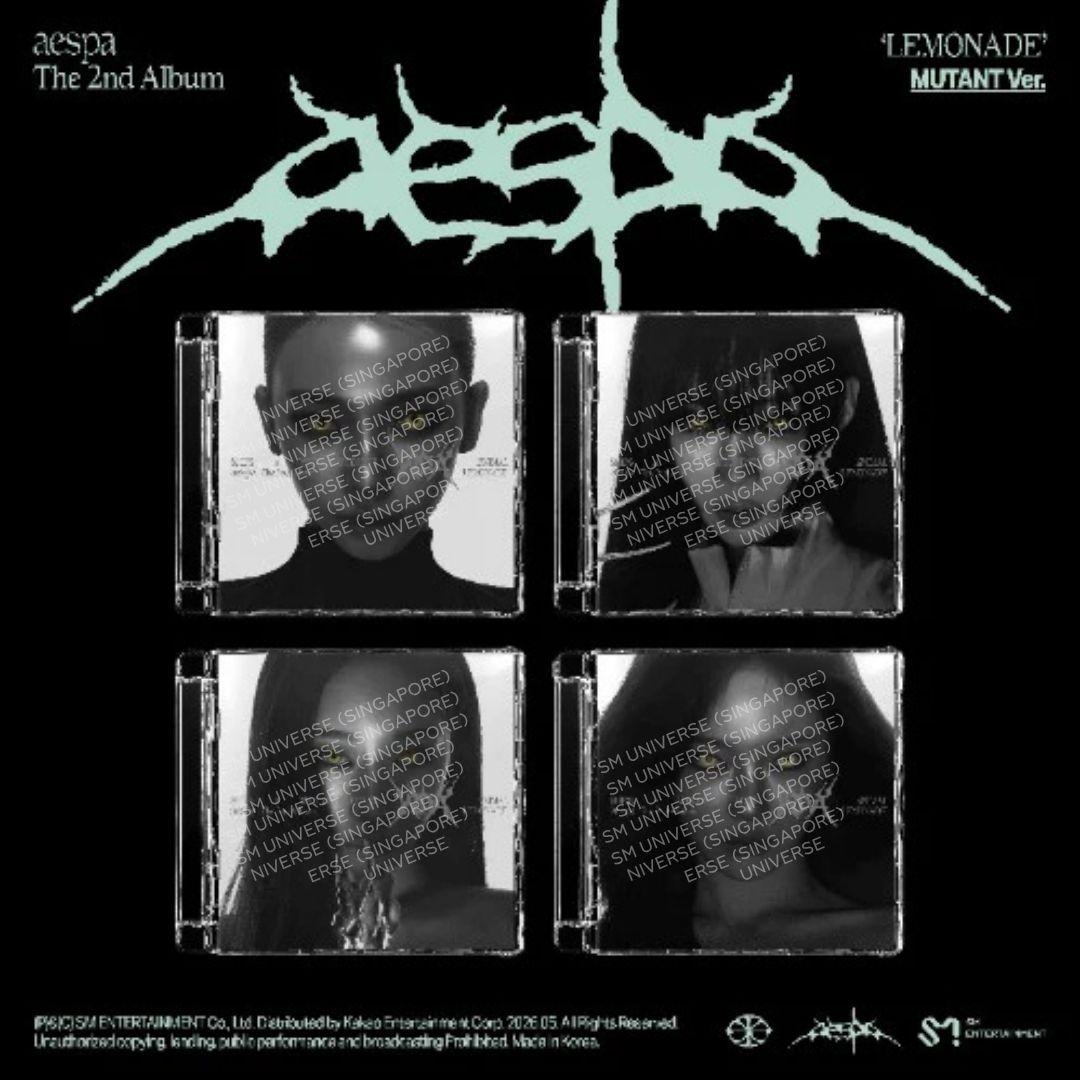 aespa - The 2nd Album[LEMONADE] (MUTANT Ver.) (Random Ver.)