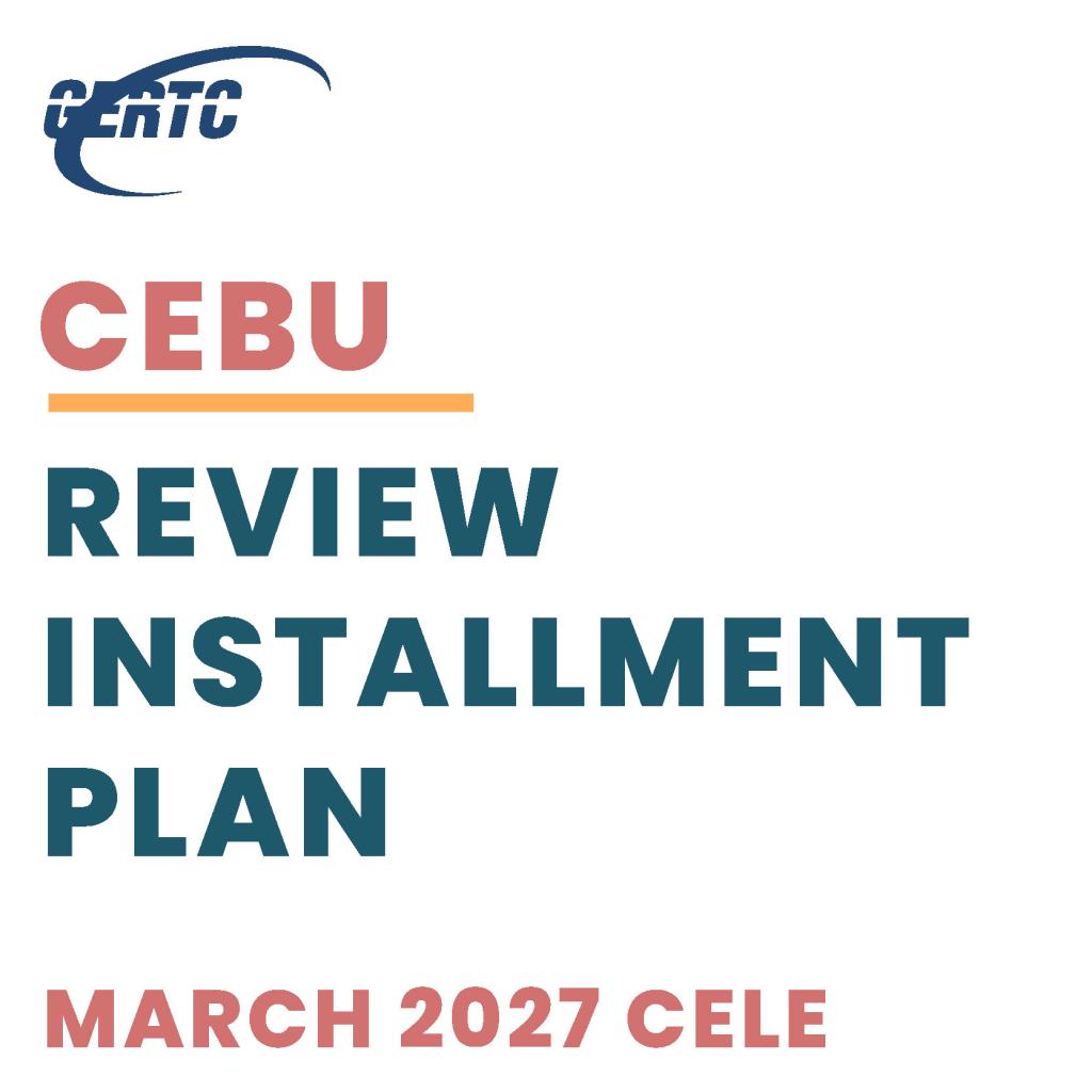 Cebu Review: Installment (Mar27)