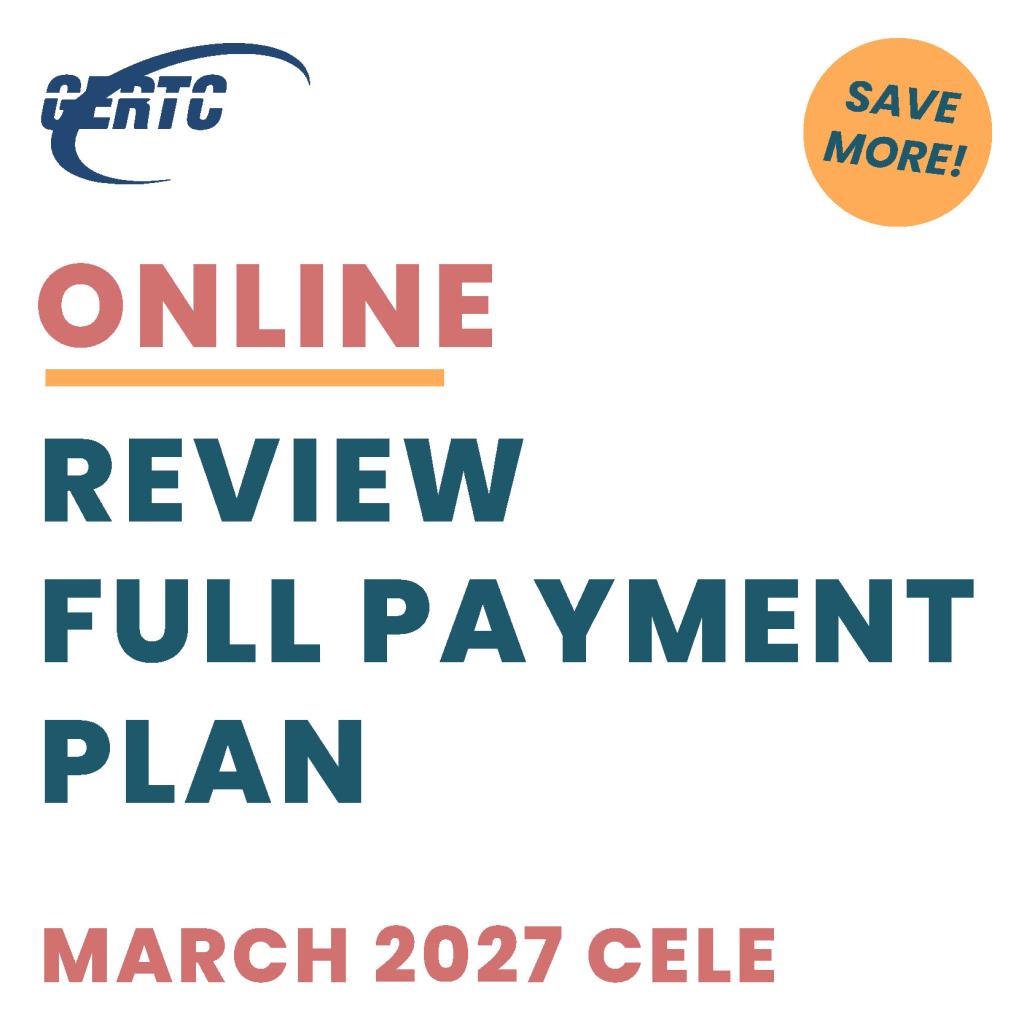 Online Review: Full Payment (Mar27)
