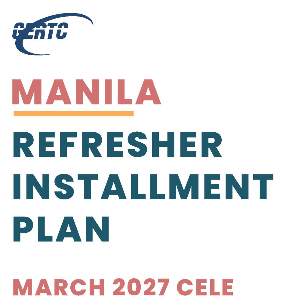 Manila Refresher: Installment (Mar27)