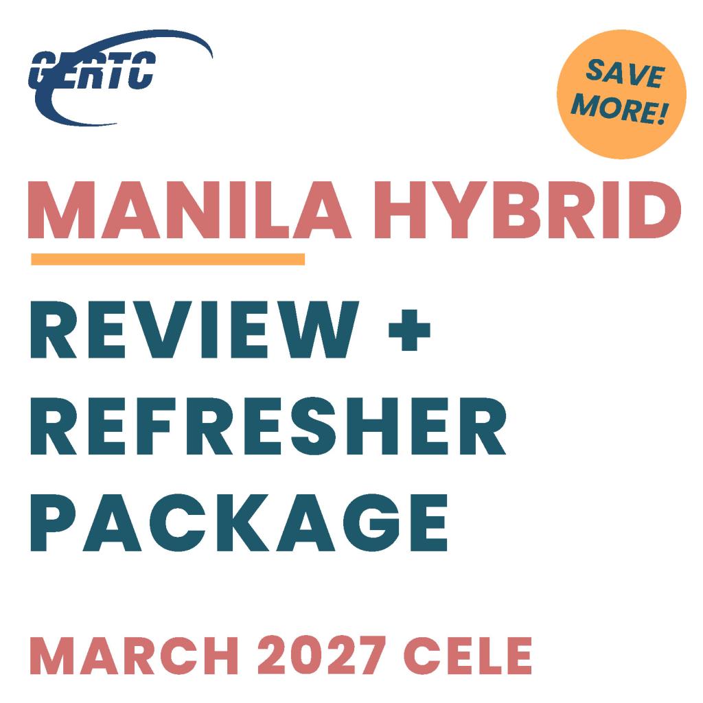 Manila HYBRID Review + Refresher (Mar27)