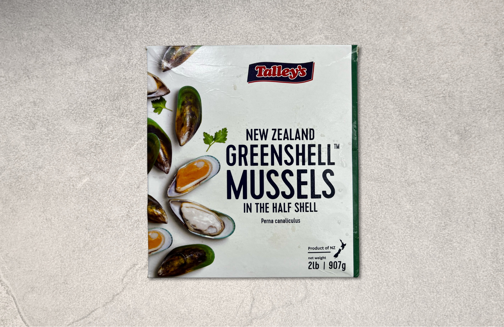 Greenshell Mussels Half Shell (907g)