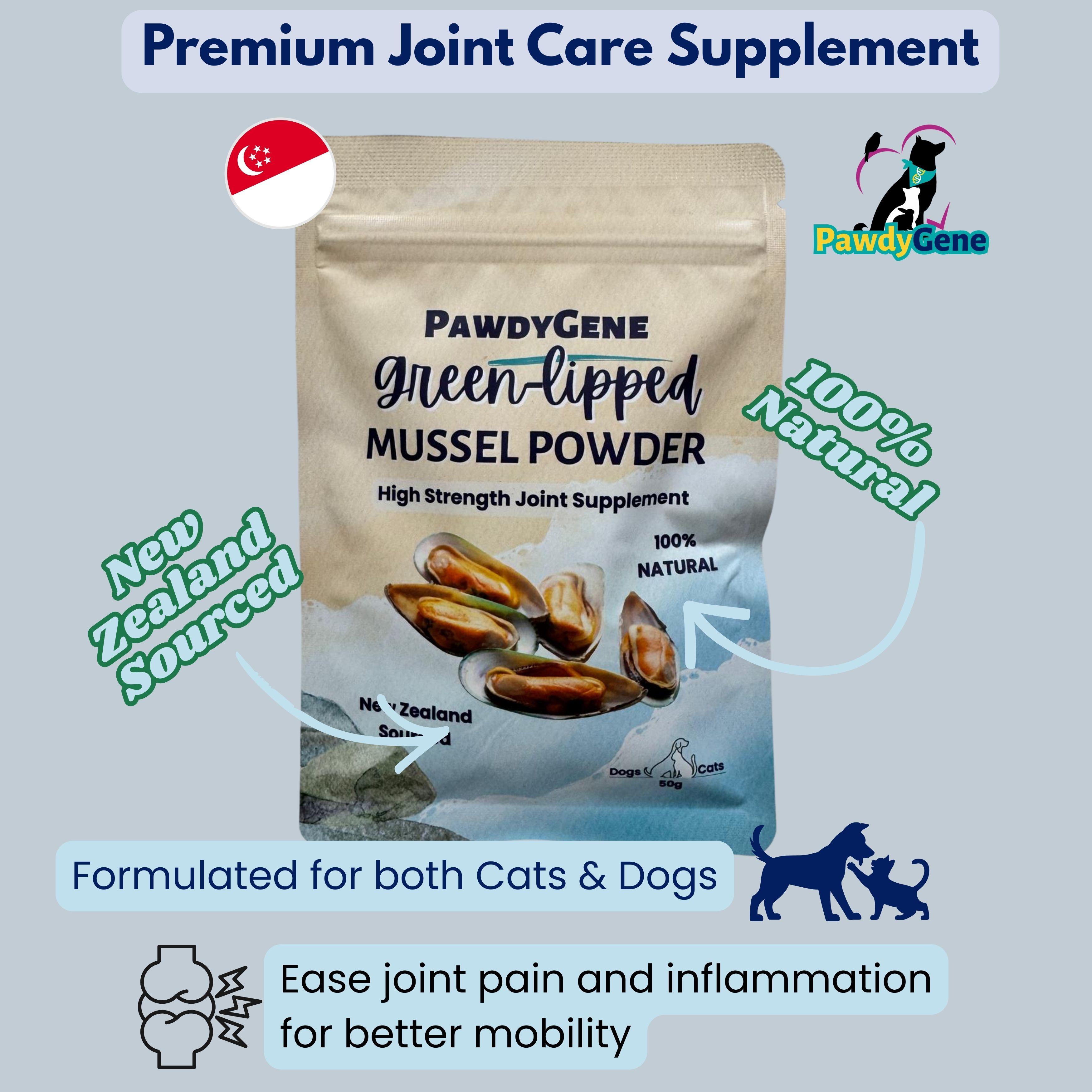 PawdyGene Green-Lipped Mussel Powder
