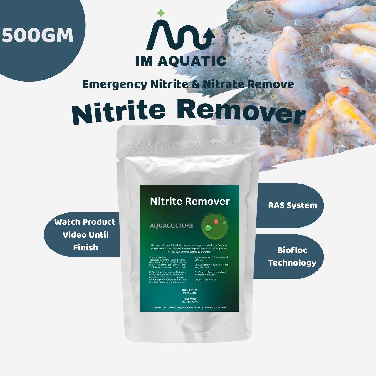 Nitrite Remover Biofloc Aquarium Aquaculture