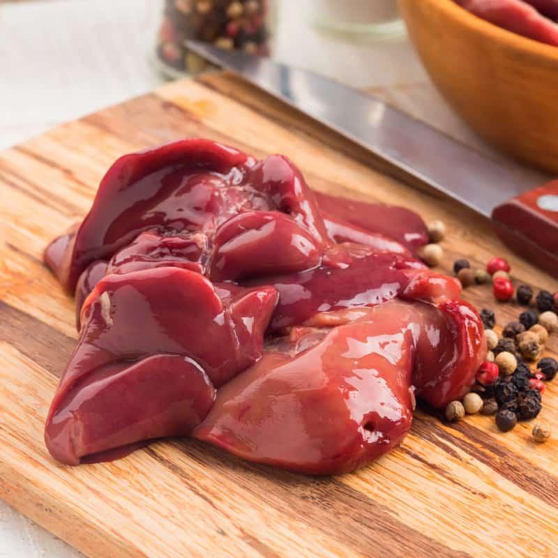 Mutton liver/ 羊肝/ hati kambing/ மட்டன் கல்லீரல்