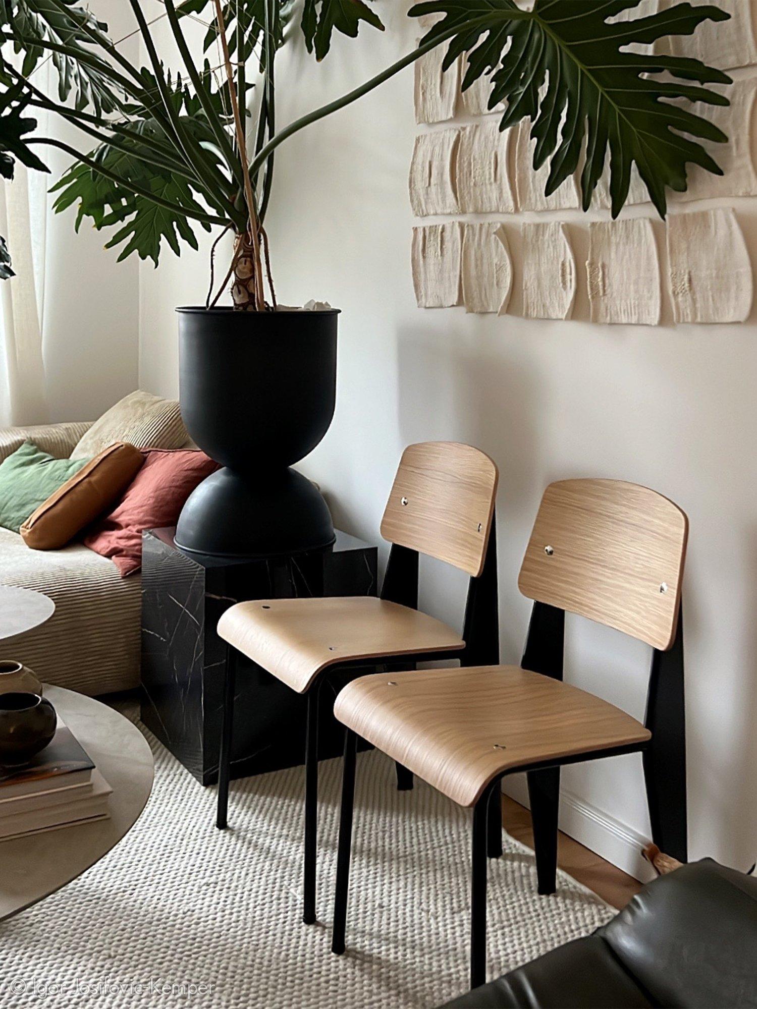 Jean Natural Steel Frame Dining Chair