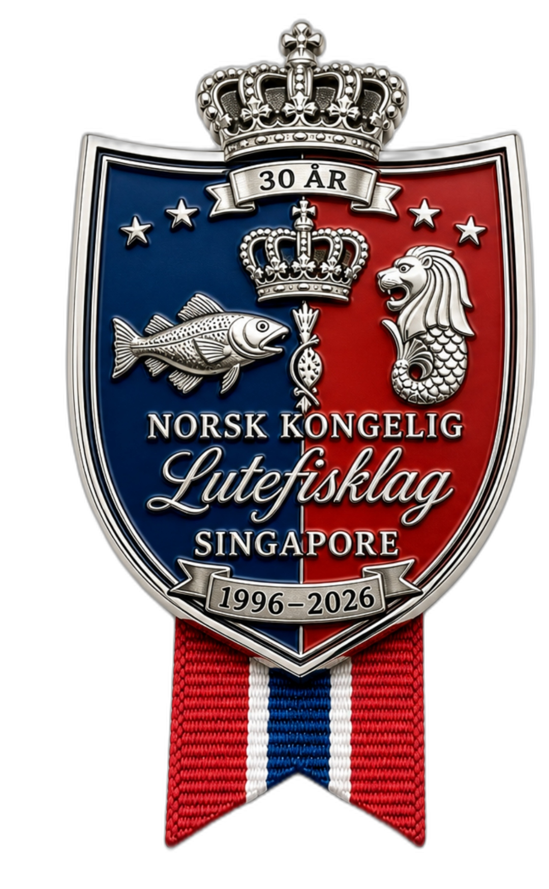 Norsk Kongelig Lutefisklag Singapore logo