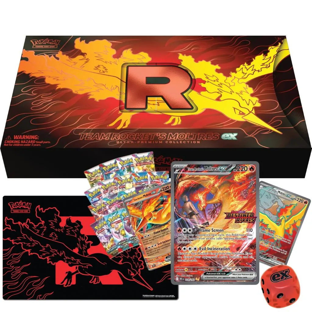 Team Rocket’s Moltres Ex Ultra Premium Collection
