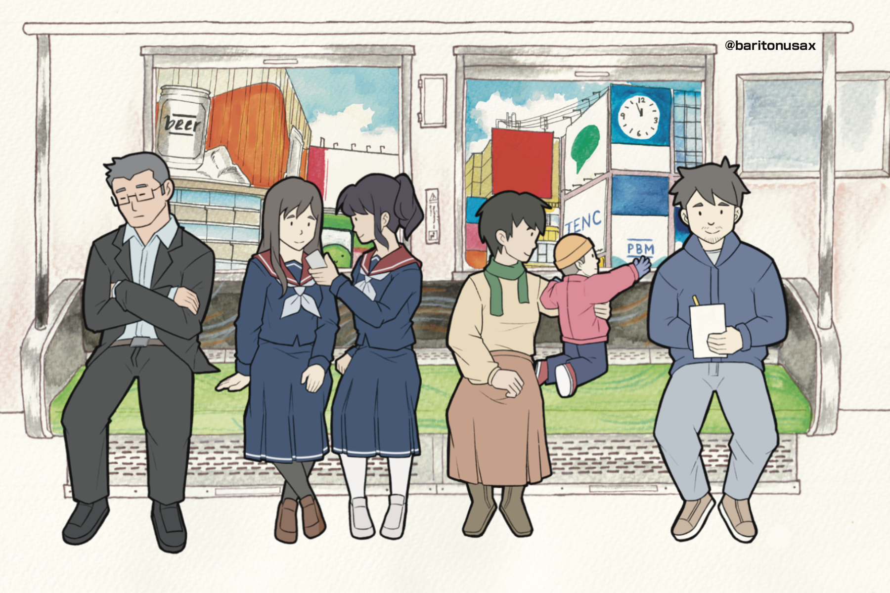 Sounds of Kansai Postcard