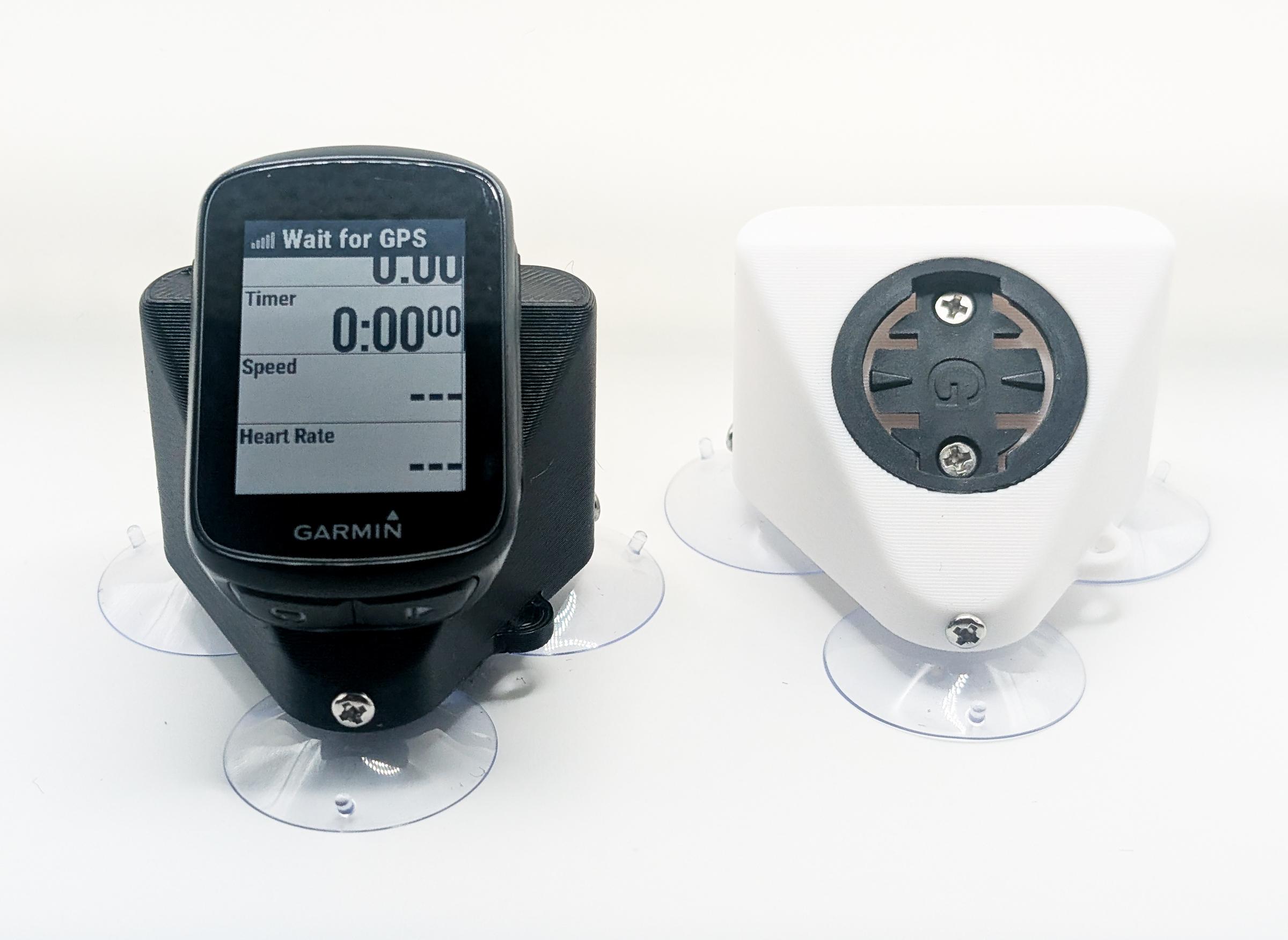 The Suction Cup Bike Computer Mount