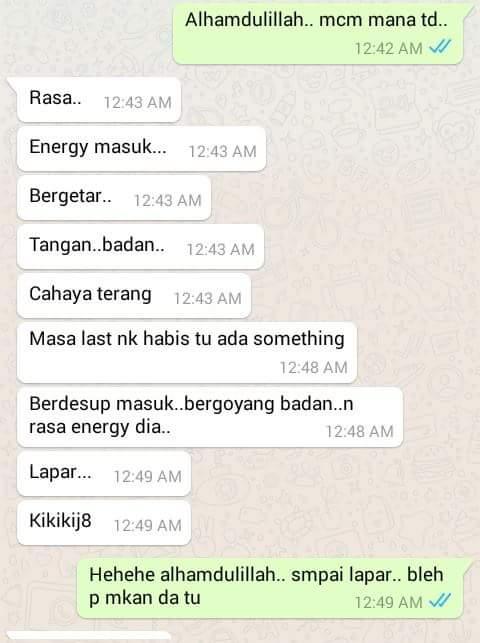 RASA ENERGY MASUK KETIKA IJAZAH