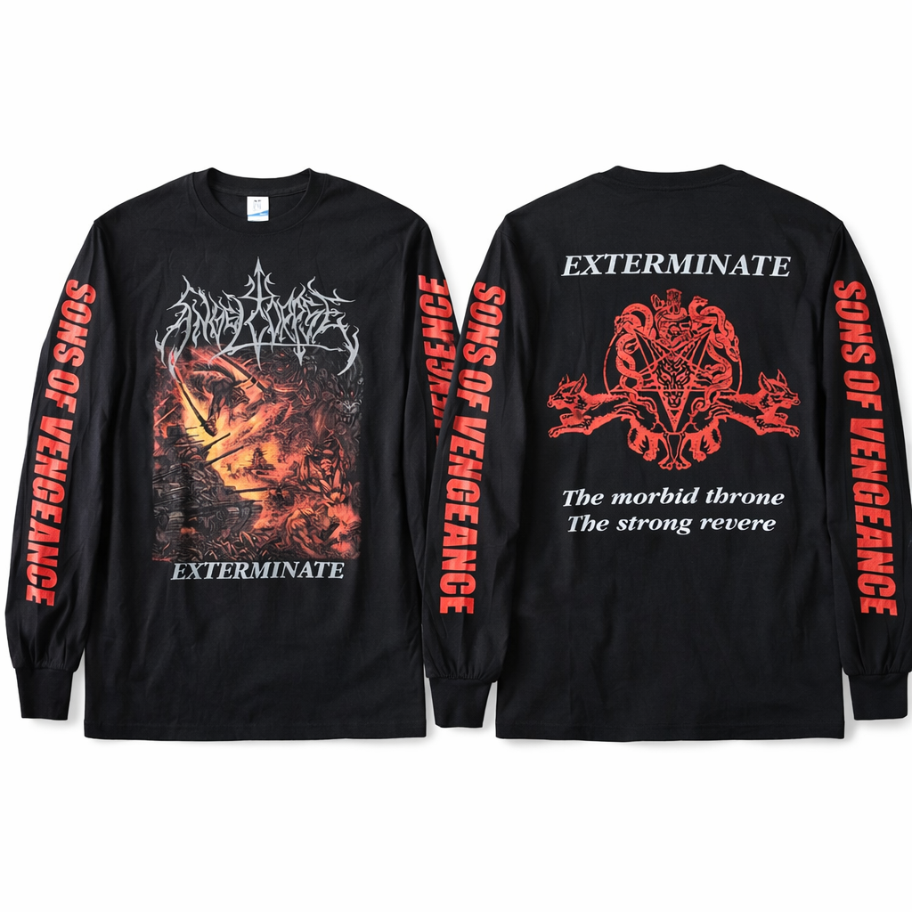 ANGELCORPSE - Exterminate Longsleeve Tshirt