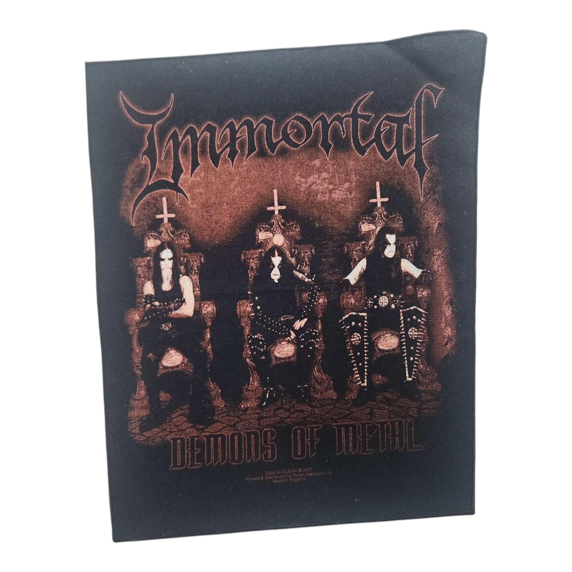 IMMORTAL - Damned in Black BACKPATCH
