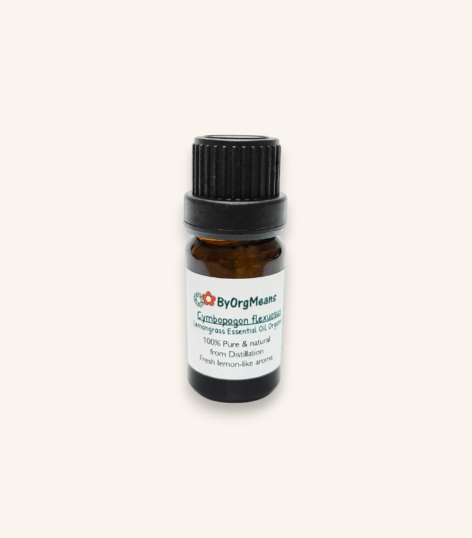 ByOrgMeans Lemongrass Essential Oil 10ml