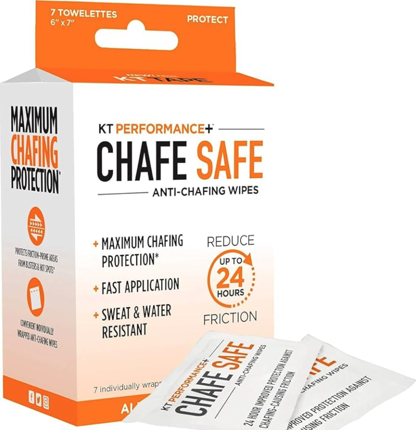 KT Chafe Safe Anti Chafing Wipes