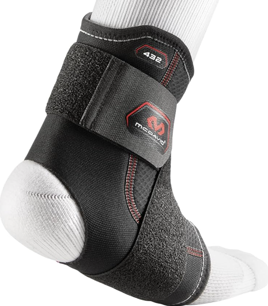 Ankle Support w Strap - Black