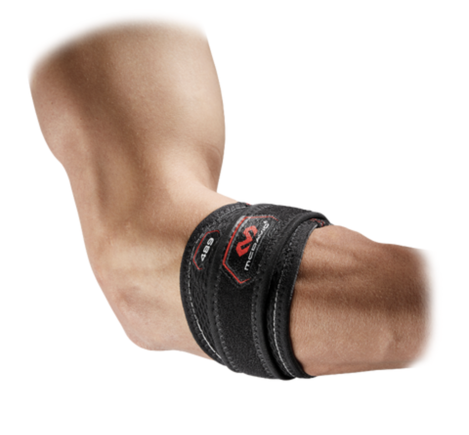 Dual Pad Elbow Band - Black