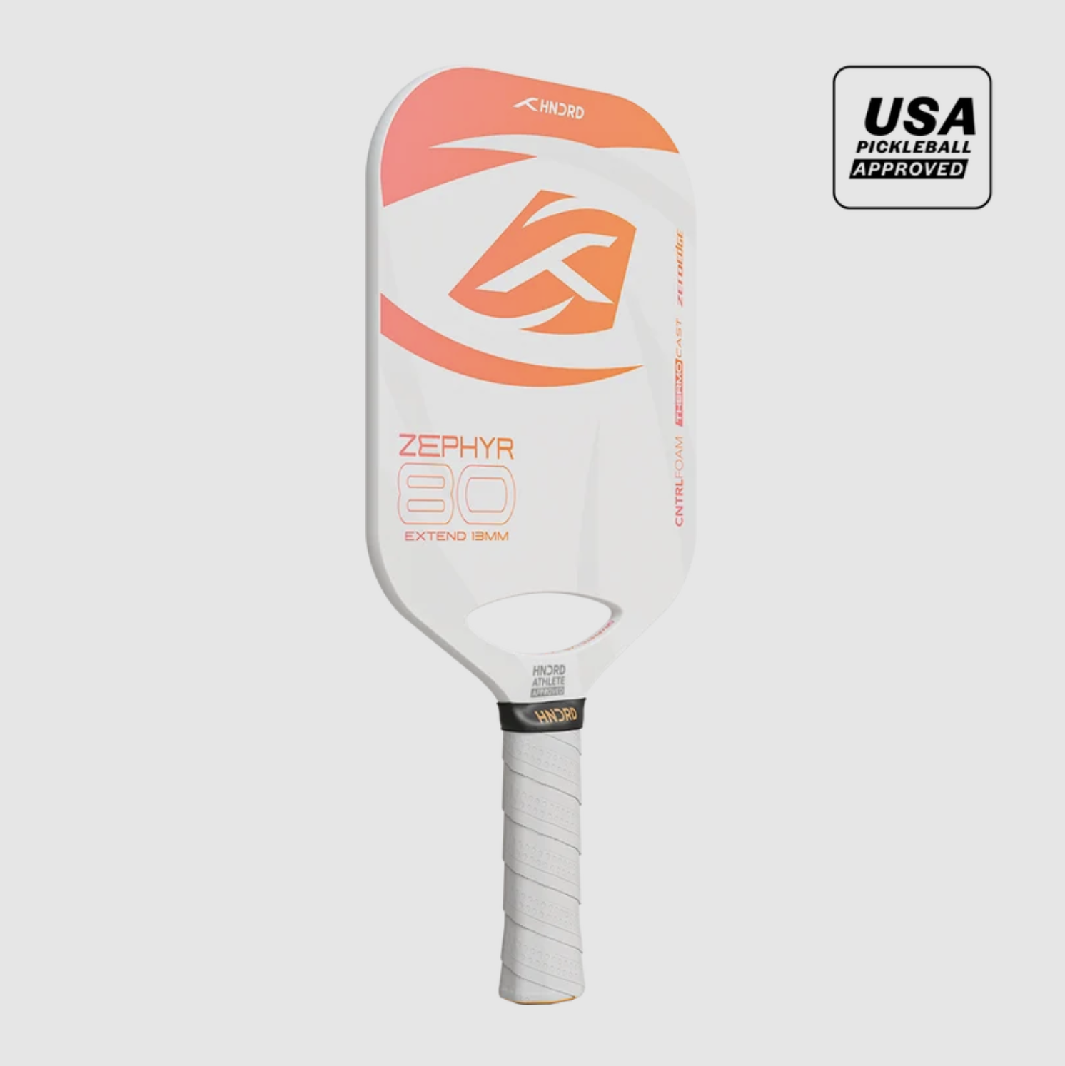 Zephyr 80 Wide Series - White/Orange Red