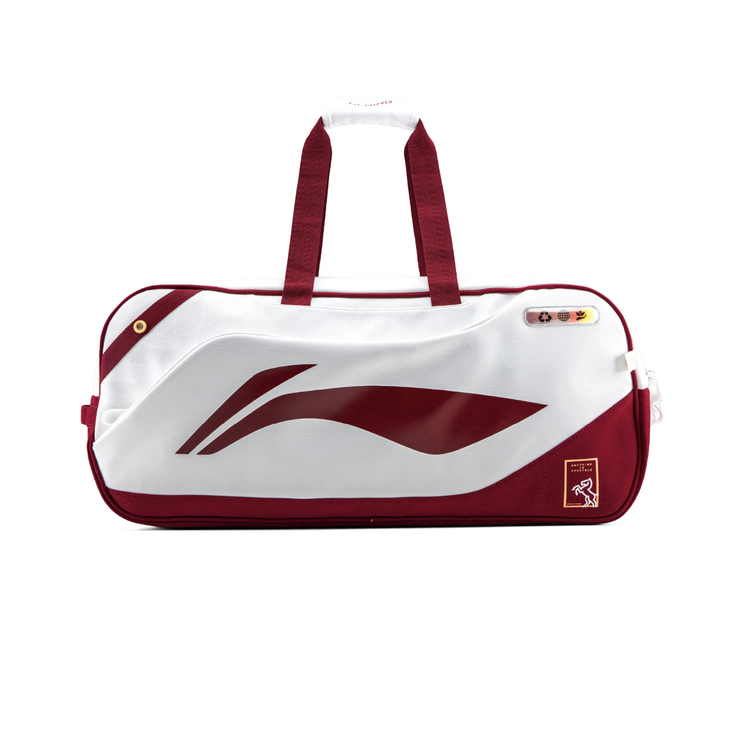 Shoulder Bag 261 - White/Red Ochre