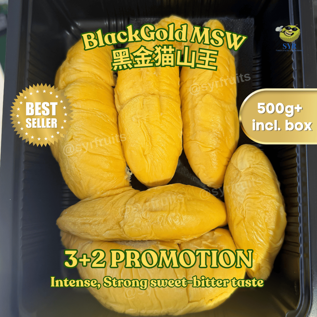 Black Gold MSW Durian (500g/Box) (Old Tree MSW)