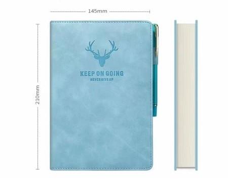 Deer Head Notebook PU Leather Cover Thick NotePad A5 - image 6