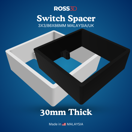 Switch Spacer (UK/Malaysia Type) - Single Gang (86mm x 86mm) - image 8