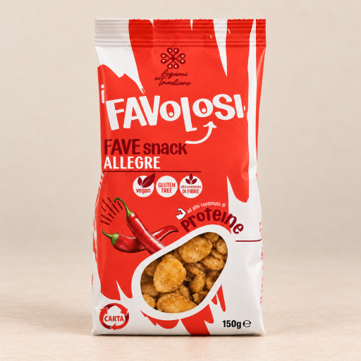 FAVOLOSI High Protein Fava Beans (150g) (Chili / Lemon & Pepper) - image 1