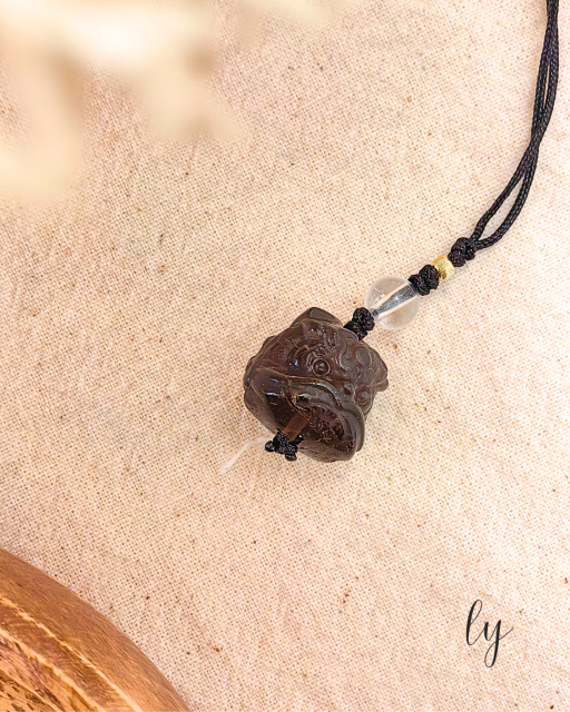 Lion Dance Charm | 醒狮守水晶吊饰 - image 1