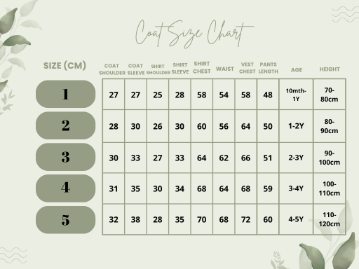 Ready Stock 5pcs Kids & Baby Coat Set Formal Wear Clothes Outfits Wedding Party Birthday Suit [1Y - 4Y] - image 2