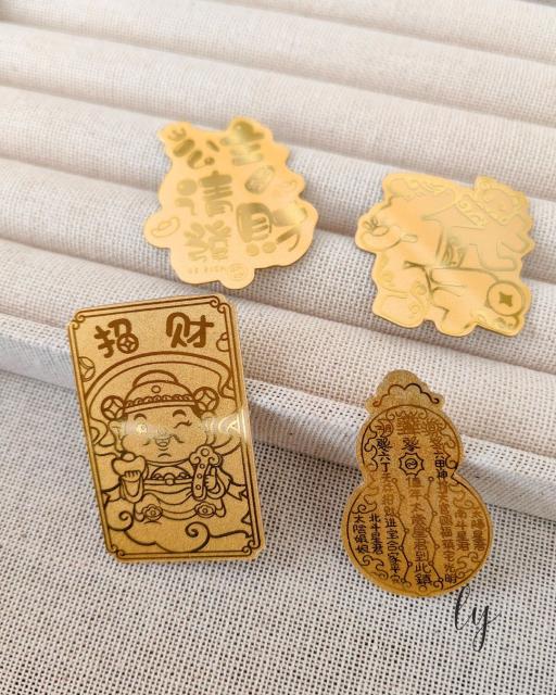 ✨随身招财小金箔片｜手机壳・皮包・钱包皆可放✨ - image 2