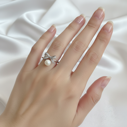 Monnie Ribbon Woven with Love Breast Milk Ring - image 3