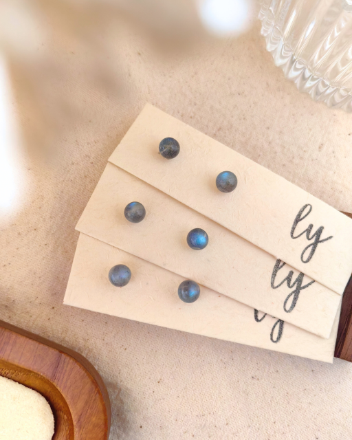 Grey Moonstone Earrings Collection · 灰月光耳饰系列 - image 8