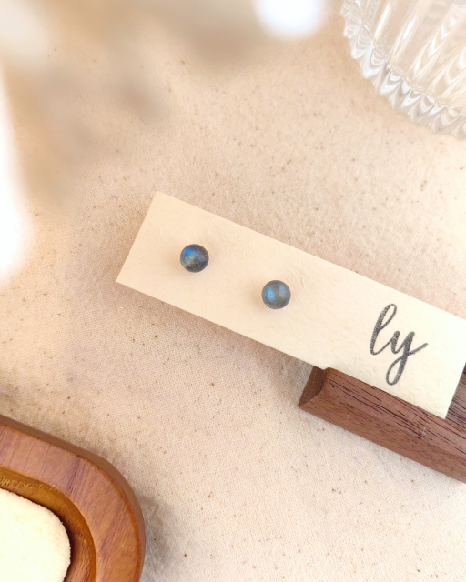 Grey Moonstone Earrings Collection · 灰月光耳饰系列 - image 9
