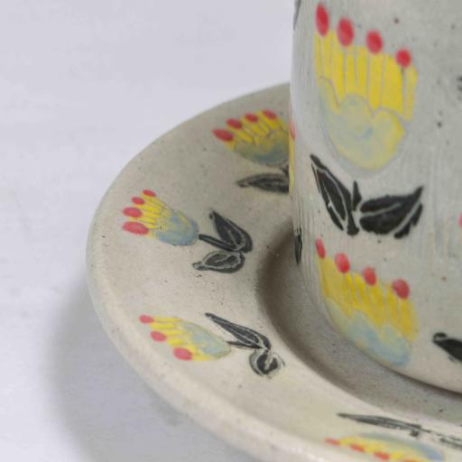 Retro Daffodil Saucer - image 2
