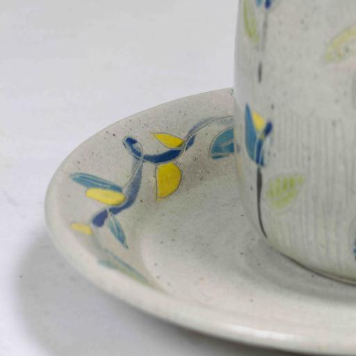 Retro Leaves Saucer - image 2